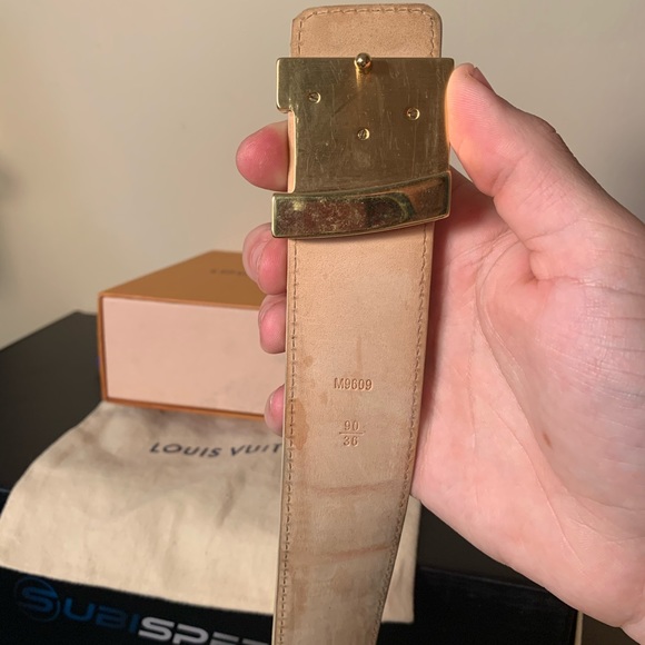 Louis Vuitton Damier Azur Initiales Belt - Picture 4 of 8